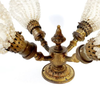 Mooie hang of wandlampen met kristal uit Hotel des Indes